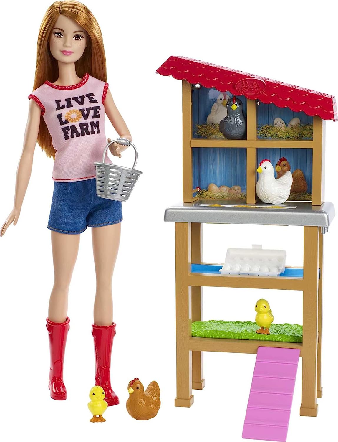 Barbie Chicken Farmer Doll Red-Haired Review