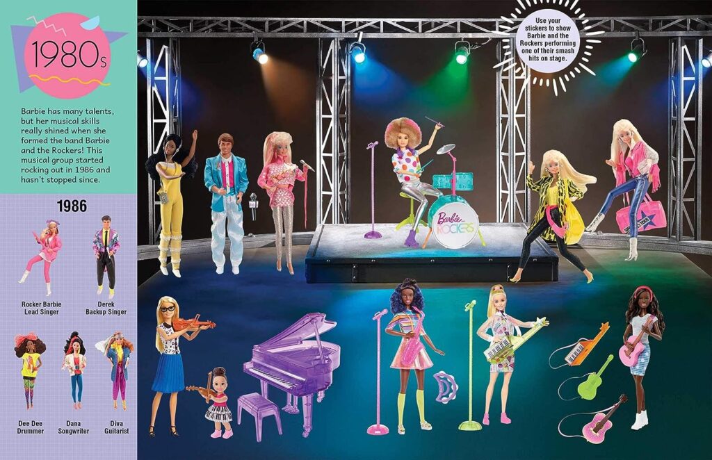 Barbie: Super Sticker Book: Through the Decades (1001 Stickers)