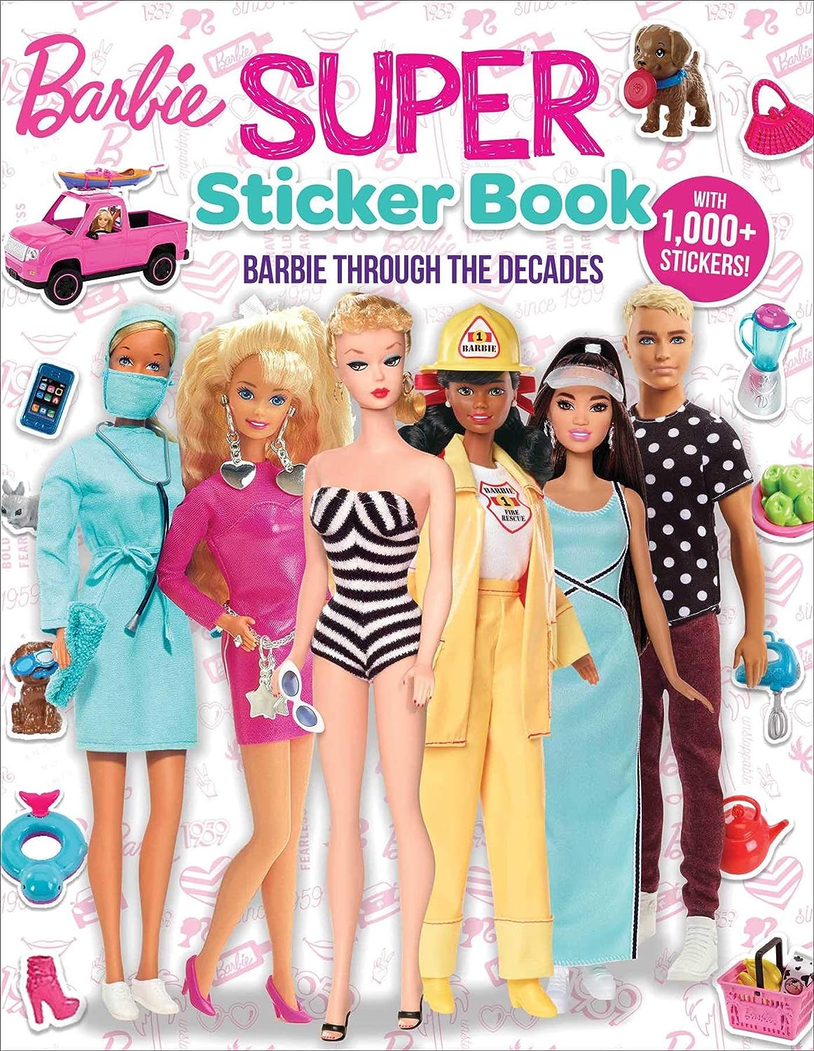 Barbie: Super Sticker Book: Through the Decades (1001 Stickers) review