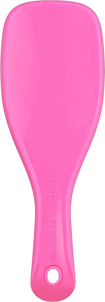 Tangle Teezer x Barbie The Mini Ultimate Detangling Brush, Dry and Wet Hair Brush Detangler for Traveling and Small Hands, Totally Pink